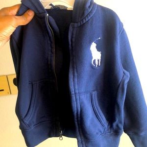 Brand new never even took it off the hangers. Ralph Lauren Polo jacket (blue) 2T